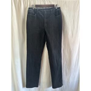 Anne Klein Black Straight-Leg Jeans - Size 10